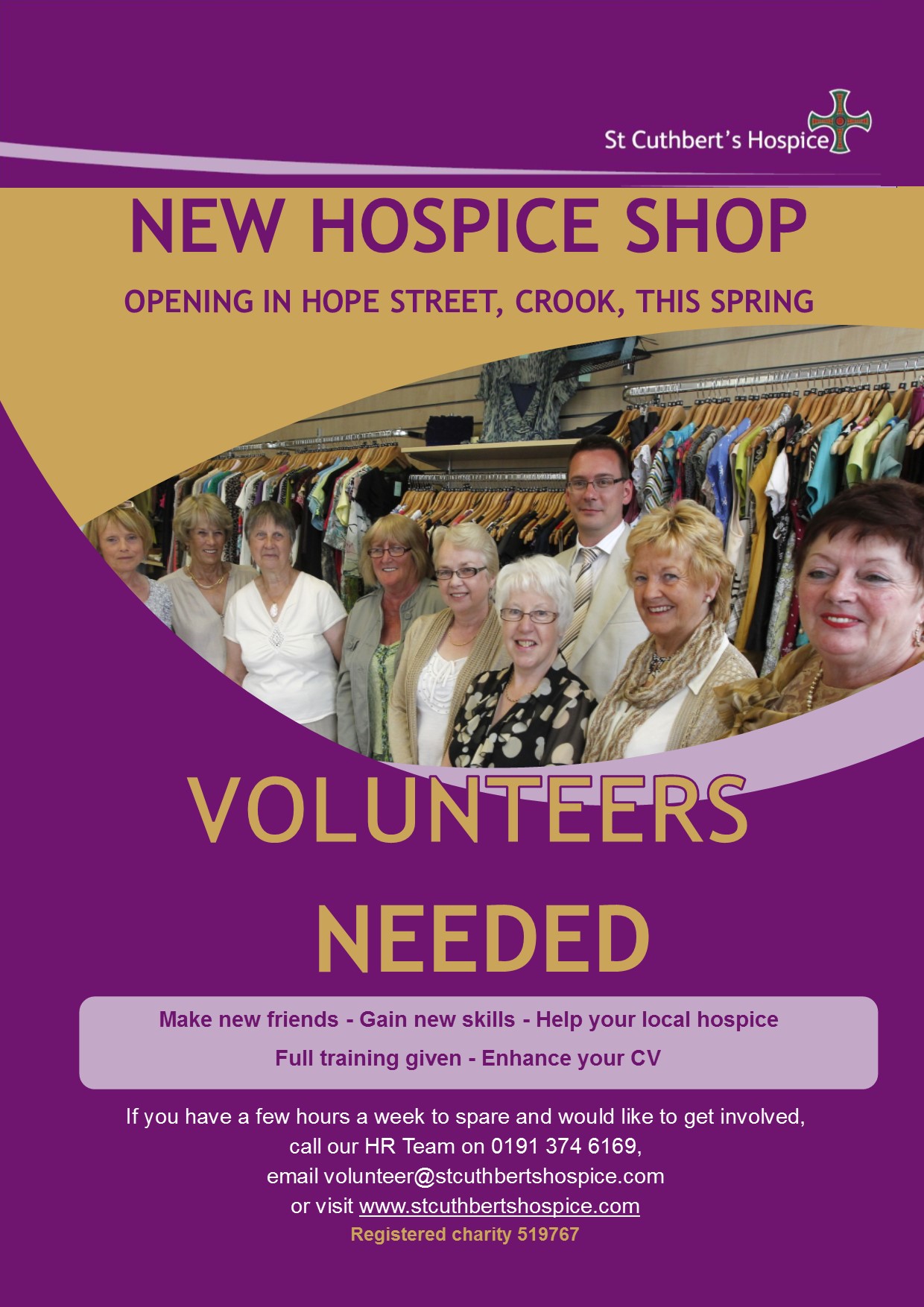 Crook hospice shop volunteers